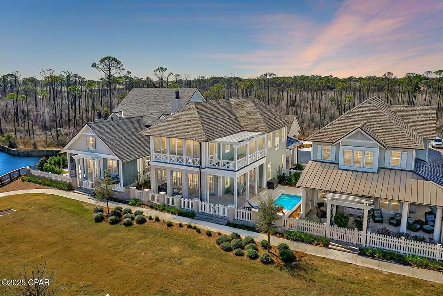 Luxury Living in Regatta Bay - Destin, FL. Welcome to coastal luxury at its finest in the prestigious Regatta Bay, one of Destin's most sought-after gated communities. This newer constructed masterpiece is designed for those who crave elegance, convenience, and an unparalleled lifestyle. Featuring a pool, fireplace, high-end finishes throughout, this home offers a spacious open-concept design with stunning beam detailed ceilings, a gourmet chef's kitchen equipped with top-tier appliances, quartz countertops, and custom cabinetry, as well as an expansive living area flooded with natural light. The luxurious primary suite boasts a spa-like ensuite and a walk-in closet, while the outdoor space includes a resort-style pool perfect for entertaining.

Living in Regatta Bay means everything is at your fingertips. Whether you're craving a day on the water, a round of world-class golf, or a night out at a top-rated waterfront restaurant, you can do it all without ever leaving the neighborhood. Legendary Marina, located right within Regatta Bay, offers hassle-free boat storage and concierge service—just call ahead, and they'll have your boat in the water, ready for you to roll out. Take a golf cart ride over to Lulu's, where you can enjoy fresh seafood, live music, and breathtaking bay views. Regatta Bay Golf & Yacht Club features a top-ranked 18-hole championship course designed for both casual and avid golfers alike. With Destin Commons and over 50 restaurants just a short golf cart ride away, you'll have access to the area's finest boutiques, upscale retailers, and vibrant nightlife.

Live, shop, dine, play - and never leave Regatta Bay. If you're looking for a home that offers luxury, convenience, and the best of Destin's coastal lifestyle, this is it. Don't miss your opportunity to own in one of the most exclusive communities in Florida. Contact us today to schedule your private tour.