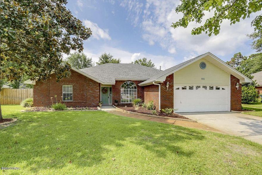 ENTERED FOR COMP PURPOSES ONLY. 

This beautiful home with SWIMMING POOL is located on a quiet street in one of the most desirable subdivisions in Bay County! The entire neighborhood shows pride in ownership, lovely landscaping, sidewalks. This fabulous home with covered entry way, foyer,& 10' ceilings, welcomes you into the formal living and dining rooms with crown molding, arched windows, and all new carpet and tile! The kitchen is light, bright, and beautiful, with ample storage and granite countertops and custom tile backsplash,, and a breakfast area overlooking the sparkling POOL and Florida Room! The beautiful pool invites you in for a dip, and the huge Florida Room.