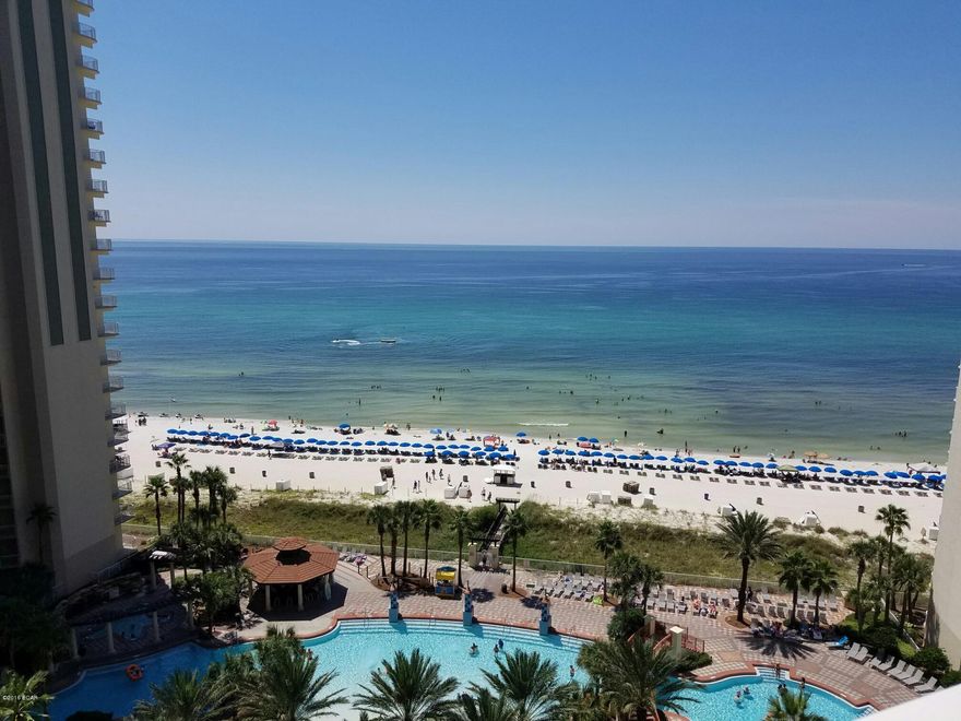 Please check out this unit on the 12th floor at Shores of Panama. It is nicely furnished and comes with assigned parking space on the 12th floor. Shores of Panama has a lagoon style pool, indoor heated poo, spa, workout facility and plenty of beachfront property.