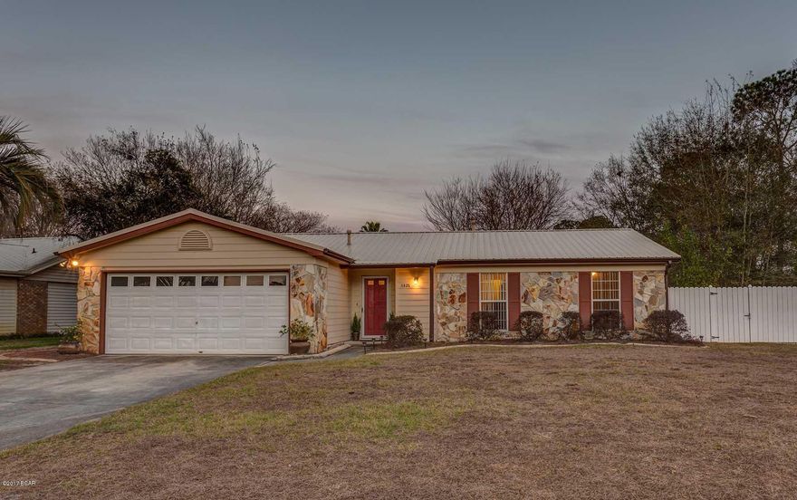 Must see 3 Bedroom, 2 Bath home in the desirable Derby Woods Subdivision! Home has new ''metal'' roof, updated kitchen with all new stainless steel appliances, two year old A/C and Heating Unit. Home features large family room with cathedral ceiling and fireplace. Family room opens into Florida room to inground pool and hot tub area, great for entertaining. Derby Woods is zoned for one of Bay County's best school districts the coveted Bay Haven and North Bay Haven Charter Academy. Great home! Home is priced to sell! Come see your new home today!