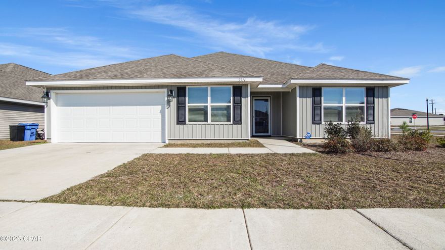 Welcome to 5514 Mars Hill Lane, a spacious 5-bedroom, 3-bathroom home nestled in the heart of Bay County, Florida. This residence offers modern amenities and a prime location, making it an ideal choice for those seeking comfort and convenience.

Upon entering, you're greeted by an open-concept living space that seamlessly integrates the kitchen, dining, and living areas. The kitchen is equipped with stainless steel appliances, including a free-standing electric range, dishwasher, and microwave. 

The home's flooring consists of durable vinyl throughout the main living areas, complemented by plush carpeting in all five bedrooms, providing both style and comfort. 

An enclosed patio with a built-in doggy door leads to a fully fenced backyard, offering a secure and private outdoor space. The property also includes a two-car garage, providing ample parking and storage.

Located in the Mars Hill community, this home is centrally situated in Bay County, offering a short drive to Tyndall Air Force Base and the Naval Station on Panama City Beach. 

Tenant Responsibilities:

- All utilities and lawn maintenance are to be managed and maintained by the tenant.

- The washer and dryer are provided in 'as-is' condition, with maintenance being the tenant's responsibility.

To schedule a viewing please fill out our pre-screening application: https://fullheartrentals.app.doorloop.com/tenant-portal/rental-application?companyId=64c426dd23904417b0476f85&propertyId=67be29953d1e356ba7774a0b&unitId=67be29963d1e356ba7774a62&source=UnitLink