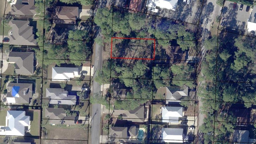 Great home site located on the West end of PCB, close to 30A and a quick walk to the public beach access.  This property is level and will NOT require any extra cost for site preparation when you build.  It has a city sewer connection available and therefor will accommodate a future swimming pool if desired.  The seller offers new home construction services and can build for you.  Bring your own home plans or use theirs.