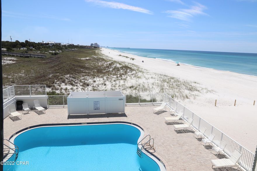 CURRENTLY UNDER CONTRACT, SELLER WILL CONSIDER BACKUP OFFERS......COMPLETELY UPDATED & UPGRADED. New Flooring, new bathroom, new kitchen, new paint. NEW AC INSTALLED APRIL 2023. 

  Completely rental ready and renovated. This has the EASTERN VIEWS OVER BID-A-WEE BEACH DEDICATED BEACH. See the pictures and it's even better in person! Quartz Countertops.