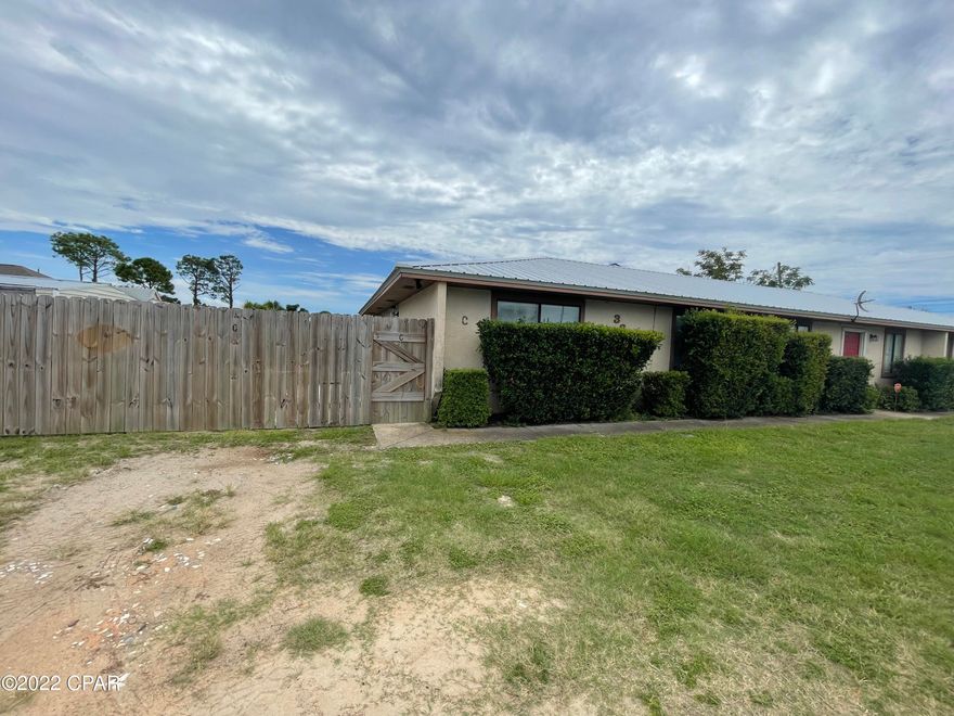 This cute 2 bedroom, 1 bathroom Triplex is located in Panama City Beach and it is just walking distance from the Lagoon and the Beach! It has a big fenced in yard and pets are negotiable. Visit OUR website and fill out an application, our Leasing agent will contact you within 1 business day to set up your showing. No application fee due until you view the property and want to move forward.