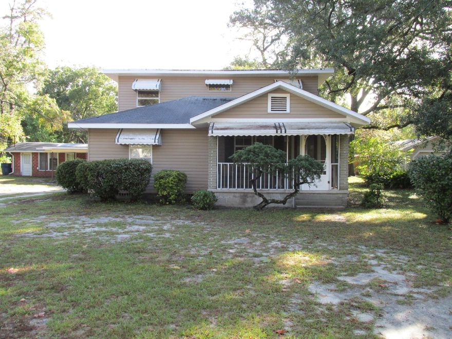 Investment Opportunity. 2 story home located in the heart of Millville. Home features Living room, Family Room, Kitchen with plenty of cabinets, pantry and breakfast bar. New Tile, hardwood floors and tongue and groove walls. 2 bedrooms downstairs and 1 bedroom, bath and office upstairs. Endless rental opportunities-Add stairs on outside of home leading to 2nd floor, block off inside stair way and use upstairs as an efficiency to rent out. Live in downstairs or rent that out as well. 854 sq ft brick building in back is plumbed and wired because was used for rental for many years so can always be remodeled and used again. Large lot with yard building.