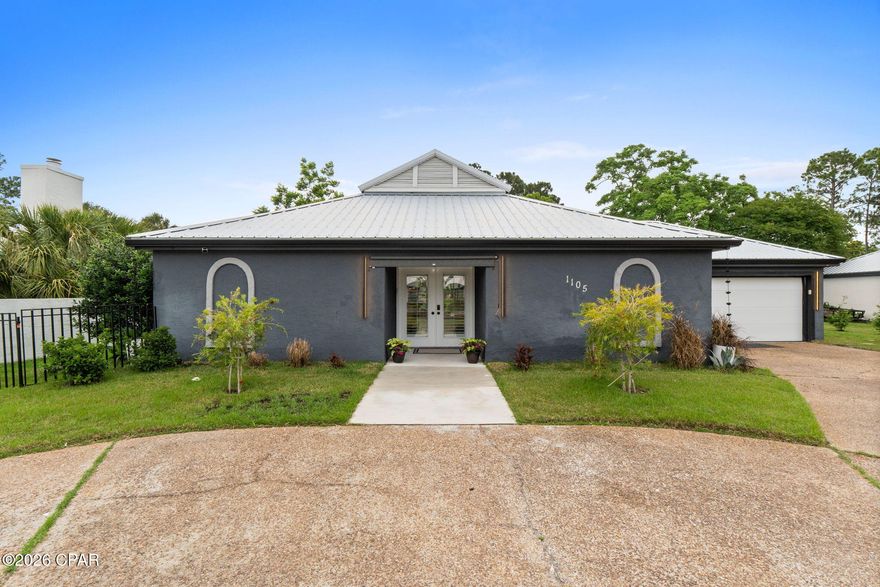 OPEN TO SHOW; CALL FOR A TIME:  Own a home AND THE LAND under it in the sought-after resort of Bay Point for less than $500K; no TLC needed!!!  Beautifully updated home with major system upgrades already completed--offering true peace of mind for buyers. This property features a new roof (2024), new electrical panel, and HVAC (2022)--meaning the most critical and costly components have already been addressed.

Unlike many older homes, this residence has been thoughtfully improved for safety, reliability, and long-term durability. You'll find all-new doors, including storm-rated front and sliding doors, a storm-ready garage door, and upgraded windows designed for protection and efficiency.

Inside, the home combines these structural improvements with comfort, featuring new flooring throughout, fully remodeled bathrooms, and a modernized kitchen with high-grade appliances and a spacious 10x8 island.

Situated on a peaceful lot with a pond view, this single-level home offers not only charm--but confidence. Originally built in 1973, it has been extensively upgraded to meet today's expectations, giving buyers the rare advantage of classic construction with modern systems already in place.  A move-in ready home where the important work is already done - so you can buy with confidence.

Plus the added value and pleasure of living the resort life in Bay Point with a full-service marina, Yacht Club, Nicklaus Design golf course, clubhouse, tennis, and a golf cart friendly community with clubs and social events year-round.  Don't miss this opportunity -- come experience all that Bay Point has to offer.  (All measurements approximate; buyer to verify if important)