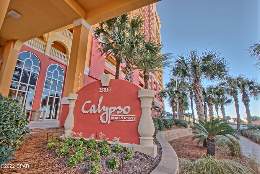 Beautiful 2 bedroom, 2 full bath unit along with a separate bunk room.  Spectacular views of the Gulf from the Living/Dining area, Kitchen and Master suite.  Unit has vinyl plank flooring throughout.  Spacious balcony can be entered from both the Living area and Master suite.  Savor the  incredible sunsets while sitting at the Tiki bar or  enjoying a swim in one of the two gulf front pools.  Parking garage with walkover for your convenience.  Located within walking distance to the City Pier for fishing enthusiast and Pier Park which offers plenty of attractions, restaurants, movies and lot's of shopping for the whole family.  This is a great opportunity for an investment property and to enjoy your own piece of Paradise!