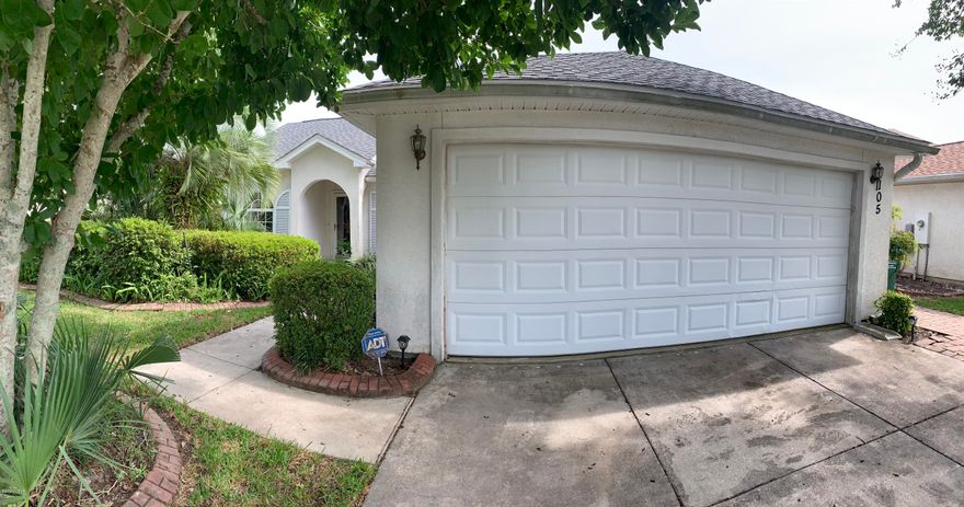 This home is so cute and in excellent condition.  Tucked away in a small neighborhood, the home looks larger since there are no hallways or wasted space.  Brand new updated kitchen and bathrooms.  The kitchen cabinets are soft closed, granite tops and a cool exhaust fan over the cook top.  Vaulted ceiling with a wood burning fireplace in the living room.  Large master bedroom with the walk in closet and updated master bath with a large shower.  Kidney shape screen in  pool.  New roof, AC unit within the last two years.