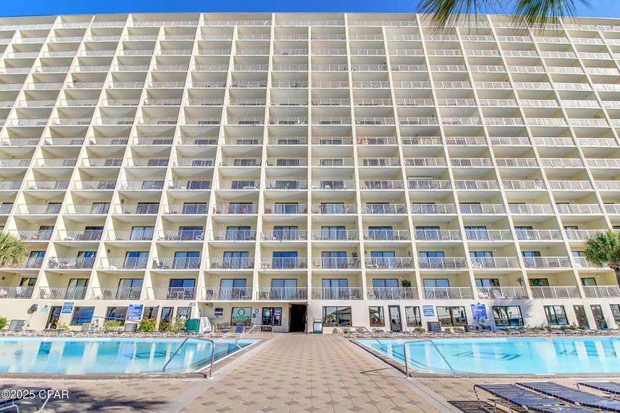 'CURRENTLY UNDER CONTRACT, SELLER WILL CONSIDER BACKUP OFFERS.  Located right next door to the fabulous TOOTSIES ORCHID LOUNGE COMING SOON... this GULF FRONT PENTHOUSE UNIT offers 3BR/3BA, 1,531 sq. ft. and has a solid rental history of over $66,000 for 2025 with the best yet to come!!!  Easily accommodate up to 12 guests! Beautifully updated throughout including bathrooms plus stainless appliances and quartz countertops. Gulf-front primary w/ ensuite bath and spacious walk-in closet. Panoramic gulf views from the  expansive balcony!, LVP maintenance- free flooring throughout.   The Summit offers two gulf-front heated pools, hot tub, fitness center, play area, basketball, shuffleboard, bbq grills, snack bar, tennis courts and it's a short drive to St. Andrews State Park (top ten in FL), Grand Lagoon offering golden spoon waterfront dining options, Shell Island plus golf and attractions!