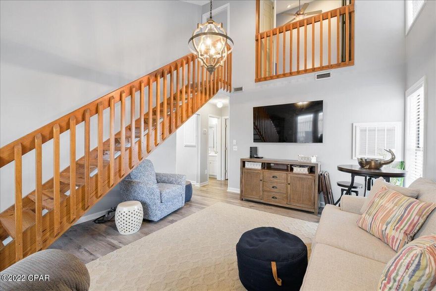 CURRENTLY UNDER CONTRACT, SELLER TAKING BACKUP OFFERS. The West Ends Highly Popular Resort !!! Come see this Coastal Cutie, 2BR / 2BA Condo with Master Bedroom on the First Floor and Spacious 2nd Bedroom Loft. This unit was renovated in 2019 and currently used by the Owners and Family / Friends. The 2019 renovations included: New Cabinets, New Stove, New Counter Top, New Vanities, New Toilet, New Furniture, New Washer & Dryer. New Flooring & New Lighting. Perfect for you or your guests to relax and enjoy while being within walking distance to the Beautiful White Sand Beach & Aqua Blue Gulf Waters. Horizon South Resort also features 4 Pools, Hot Tub, Tennis, Mini Golf, Basketball, Shuffleboard, Recreation Room & Much More. All Dimensions are Approximate and should be Verified if Important.