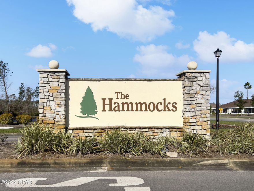 An opportunity to build your next DREAM home in an established neighborhood on a quiet cut-de-sac. One of a few lots left in The Hammocks. Beautiful community swimming POOL and gazebo. Close to Bay Haven Charter Academy and Mosley High School. Convenient to Tyndall Air Force Base, Naval Support Activity, beach, shopping and restaurants. All sizes are approximate; please remeasure if important.