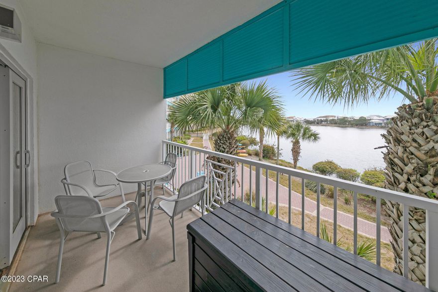 Great opportunity to own a serene beach getaway in the exclusive Carillon Beach Inn. Unit 205 is located on the 2nd floor with serene views of Lake Carillon. This unit is has been completely renovated and fully upgraded! This  renovated kitchen is a dream including granite countertops with a large breakfast bar, new stove top, and updated cabinets. Upgraded features of this unit include luxury vinyl flooring, stainless steel appliances, and new coastal furnishings. Turn key and rental ready!  Enjoy astonishing sunrises and sunsets from the balcony overlooking Lake Carillon. Carillon Beach Inn is located on the west end of Panama City Beach with quick access to Pier Park, Lake Powell, and 30A. Carillon Beach Resort amenities include over 3,900 ft. of white sand beaches, 4 community pools, 2 hot tubs, tennis, yoga studio, fitness center, retail shopping and dining. This unit is ideal for a beach getaway or investment property. Coastal living at its finest!