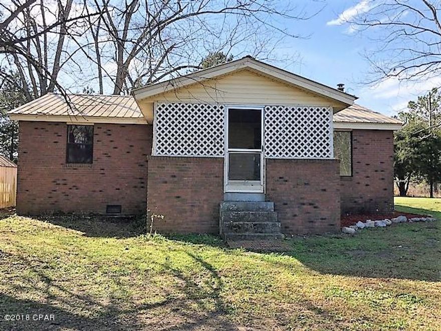 This is a cottage style home in the country that would make a great starter home or just right for retirees.  It is on almost an acre of land and you have room for a small garden and room for a few chickens. Great area for pets!  House needs repairs and updates but it is a great investment property.  It has an attached carport and 2 yard sheds.