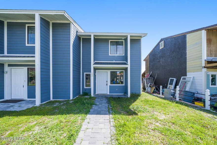 Just enough space! 2 bedroom 1.5 bath townhouse. Freshly painted, updated kitchen, Tile and LVP flooring throughout, separate laundry room, ceiling fans in both bedrooms and living room. Pet friendly. Short Drive to TAFB.