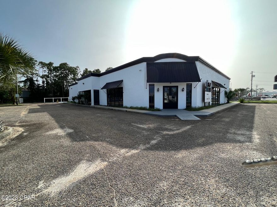 Great business opportunity for a property located on Panama City Beach! This is a high traffic commercial location with a great access point. This property is zoned C-3 with 152 ft frontage on Front Beach Road. Building is on a 1.05 acre lot, 8215 sqft of retail space and 3795 sqft of warehouse space, including two loading docks. Estimated 25 parking spaces + 2 handicap spaces. Loading Dock /Warehouse in back of retail space.