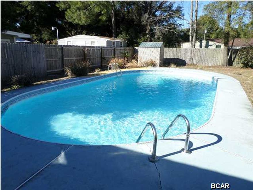 Very nice all Brick home in Parker. This 3bed 2bath has new appliances, new paint and carpet. The back yard has a privacy fence and a pool! All this in a quite neighborhood. Seller is offering ''Special Financing'' to qualified buyers. Seller will offer an allowance up to $500 to owner occupant Buyer's purchase of a home warranty of their choice. IN ADDITION to normal Buyer closing costs, Buyer pays Doc Stamps on the Deed, closing service fee of $250, electronic recording fee of $27. Seller does not complete mold or problem drywall remediation or provide any type of clearance or certification to the buyer. Closing cost assistance cannot go towards transfer taxes (doc stamps on the deed or mortgage) association transfer fees, or any prepaid expenses. Investor sales are not eligible for