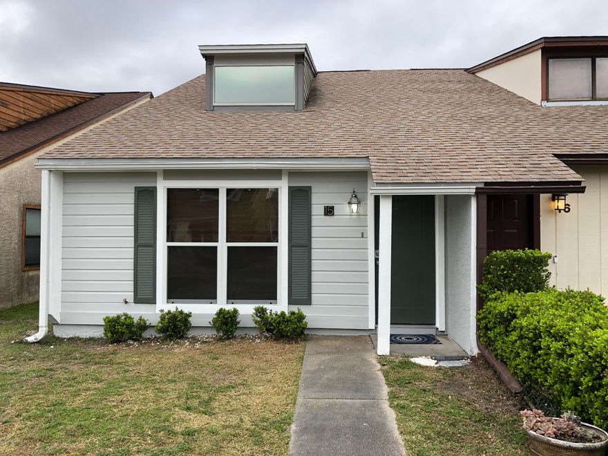 If it's time for you to have a beautiful ''move in ready'' home raise your hand !  This beautiful townhome is ready for a new owner.  There has been so much updating over the past year including a beautiful elec. fireplace, new kitchen cabinets featuring soft close cabinet doors, waterfall edge quartz counter tops and stainless steel appliances. Nothing has been overlooked, including the LVT flooring throughout the first floor. The laundry room has a built in folding table and cabinet for storage. Don't over look the 3rd bedroom upstairs.  It could also be an office or would make a great extension to the master bedroom. All carpet will be replaced in a couple of weeks. CLICK ON MORE >>> The back porch is spacious and the owner is leaving some pavers so you can design your own open patio. The backyard features a  newly installed, privacy fence with a double gate for access from behind the unit. Three tv's, all appliances including washer and dryer will convey. New ceiling fan in living room and master bedroom and some other light fixtures have also been replaced.  Don't delay, this could be your new home.