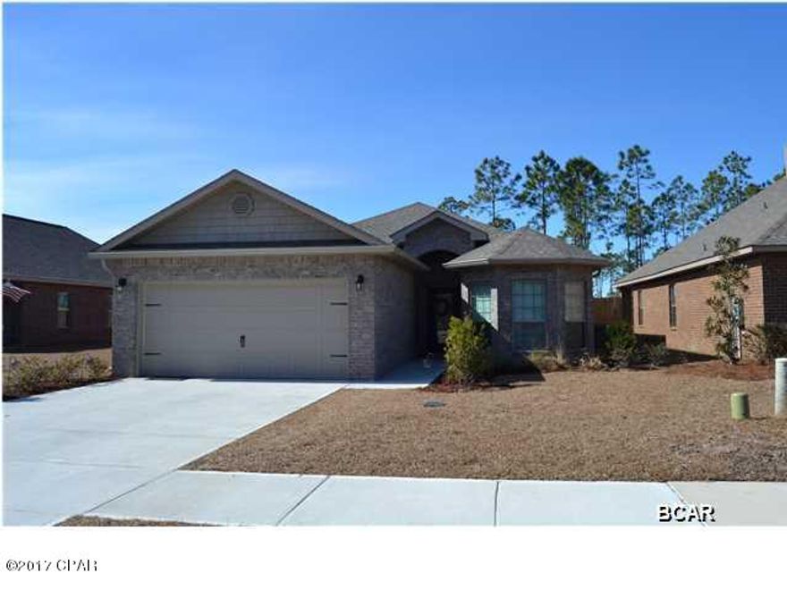 4 bedroom 2 bathroom brick home in Plantation Park. All property sizes and ages are approximate, please measure and/or verify if important. School assignments are subject to change, please check with Bay County for most accurate information. Deposit is the same as the rent. Pets allowed with owner approval and NON REFUNDABLE pet fee applies per pet.  Breed restrictions apply.    Small dogs only!