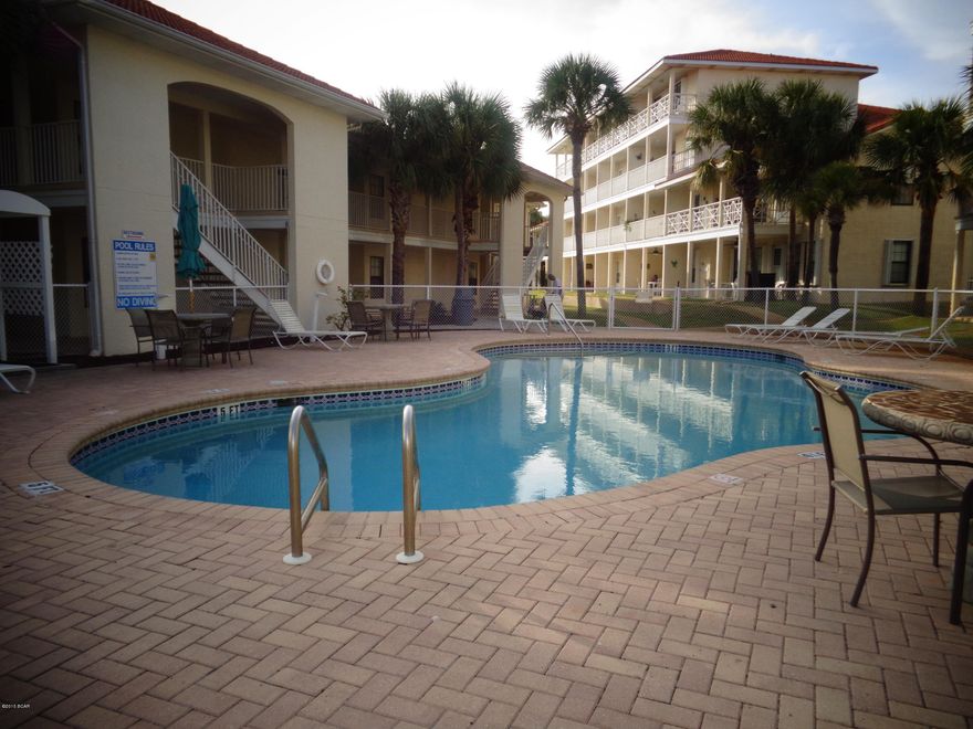 Location... location... loction... This condo is located in the front of the highly desireable Horizon South resort.  Steps away from the Gulf and sits directly across from pool.  This fully furnished, completely renovated beach condo has 1 bedroom and a set of bunks to comfortably sleep 6 with 1.5 baths and a large kitchen.  Horizon South is located on the quiet end of Panama City Beach and just minutes away from Pier Park.  Don't miss out... call today for showing!!