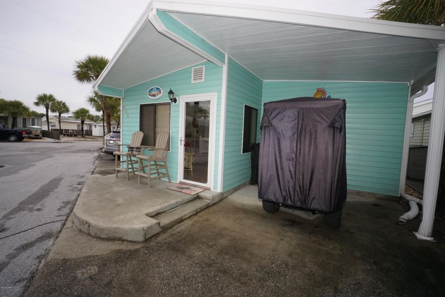 Here it is... the one you have been searching for. Check out this fantastic 2 bedroom 2 bath Venture Out home! This home is spacious, I mean really spacious by Venture Out standards. Don't delay on this one as it won't be around long.   Just bring your swimsuit and get ready to relax. Venture Out has 300' on the beautiful pristine beaches of the Gulf of Mexico and 1,000' on the Grand Lagoon. Venture Out has something for everyone. With two salt water pools (one heated), fishing pier, boat ramp, mini golf, children's play ground and much more. Did I forget to mention it's also a golf cart community as well? WELL what are you waiting for!!!