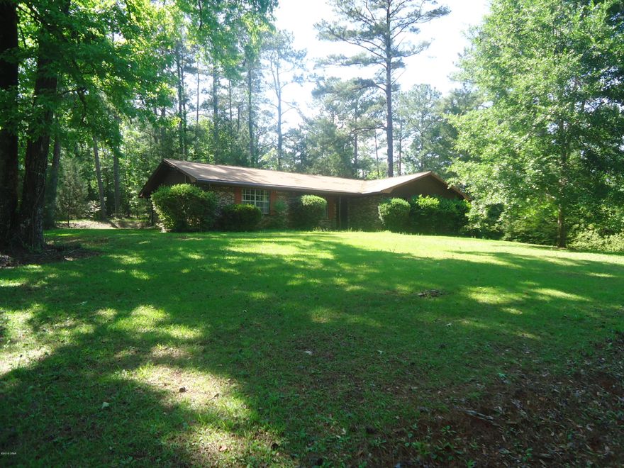Here it is!!!  You are in town but it has a country feel. It's a brick home close to schools, hospital and doctors offices... Three bedrooms, two baths with large living area and a two car garage that could be easily converted to living space too.  Had a new roof, and a new ac in 2009. The yard is nice and large!
