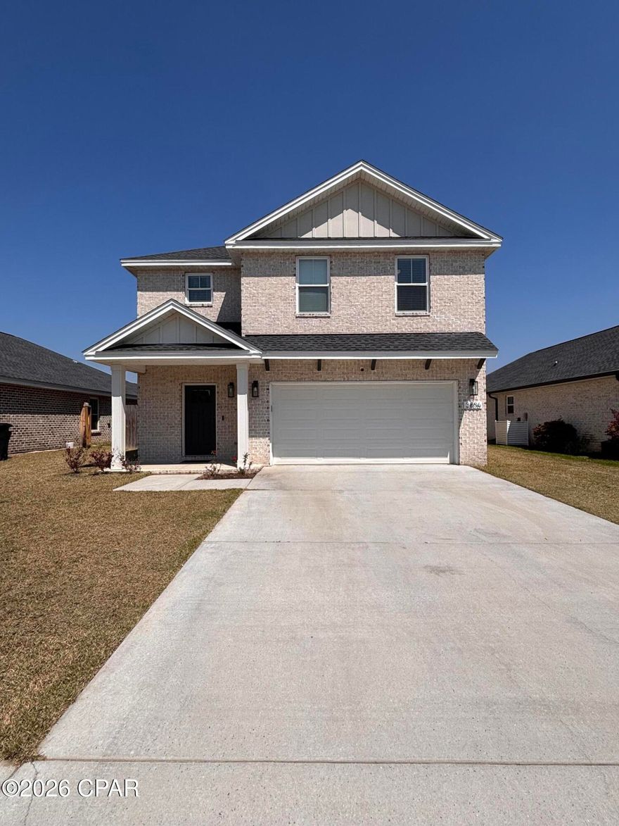 Need Space? How about 5 bedrooms, 2.5 baths + an extra bonus area upstairs so that the kids can have their own TV room?? You will LOVE this beautiful brick home in the heart of College Station.. just minutes from all things Panama City and a short drive to TAFB! This fabulous home has all of the upgrades, quartz countertops in the open kitchen with island, downstairs master bedroom, fenced yard, alarm system and more! Available in early June! To see this property, just text a copy of your drivers license to our office phone and we will have your showing set up within 1 business day!
