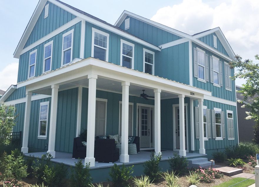 This home features the St. George floor plan with Coastal Elevation. This house is a new construction Model Home Example and not the actual house being built. SB home shown has custom and optional features. Please ask agent for standard feature list.

THIS HOME FEATURES A 3 CAR GARAGE AS WELL AS A CARRIAGE HOUSE. Home has a list of upgrades!!