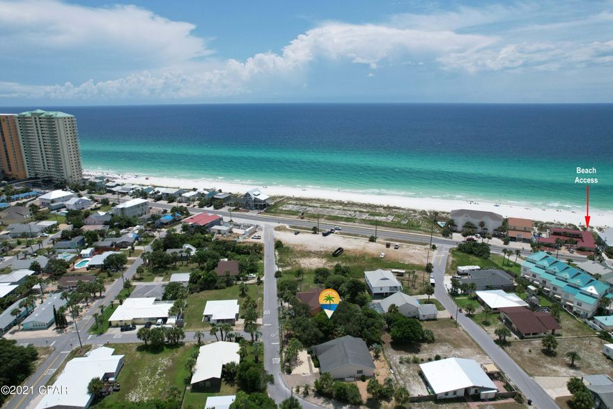 Here is your chance to build your dream home just steps away from the beach! Zoning for this property does not allow short term rentals. You can sleep peacefully at night knowing your neighbors will not have an AirBnB sleeping 15 guest every weekend. Property has sewer at the road, no septic tank needed! Lot size is 59x109.