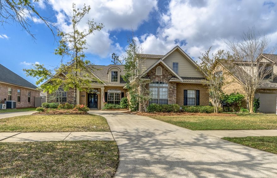 Beautiful Gary Morgan built home.  Hawks Landing is one of the area's most sought after neighborhoods.  This lovely 4 bedroom 2.5 bath home offers a wonderful floor plan featuring details you expect in a custom home; 12 foot ceilings, exquisite molding, hardwood floors and a well appointed kitchen.  The master suite offers a space to retreat, split from the additional bedrooms.  The private yard offers a covered patio, in ground pool and grounds to play and garden.  Make an appointment to see this lovely home today!