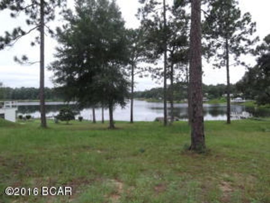 Beautiful Waterfront lot at end of Big lake in Dogwood Lakes Estates. Lot is cleared amd has dock for sitting on and watching beautiful sunsets. The best location on the Lake.See all the way down lake . Very nice quiet neighborhood with two Lakes,18 Hole golf course and no Home Owners Association.