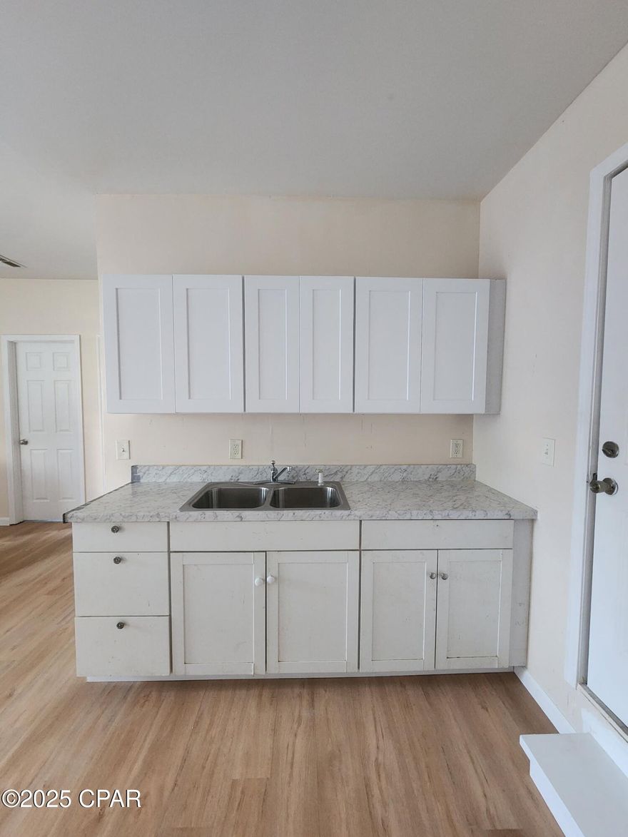 500 Move-in Special until plus security deposit or section 8 on this Fully Remodeled & Ready to move-in 2-bedroom 1 bath open floor plan. New flooring and painting. Living room and dining area, large kitchen and for July only. open back patio. Pets allowed.