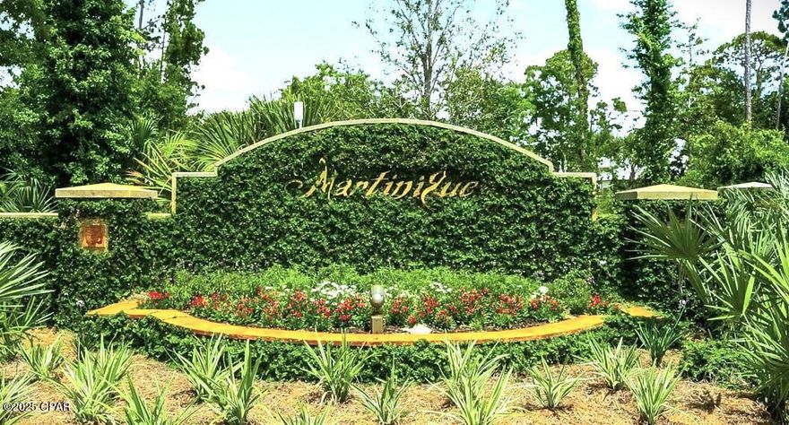 Beautiful lot in the gated community of Martinique which is known for its premier location to sandy white beaches and embracing the Florida lifestyle. 
You'll love this vibrant community with a pool, dock, basketball courts, trails, and playground.
