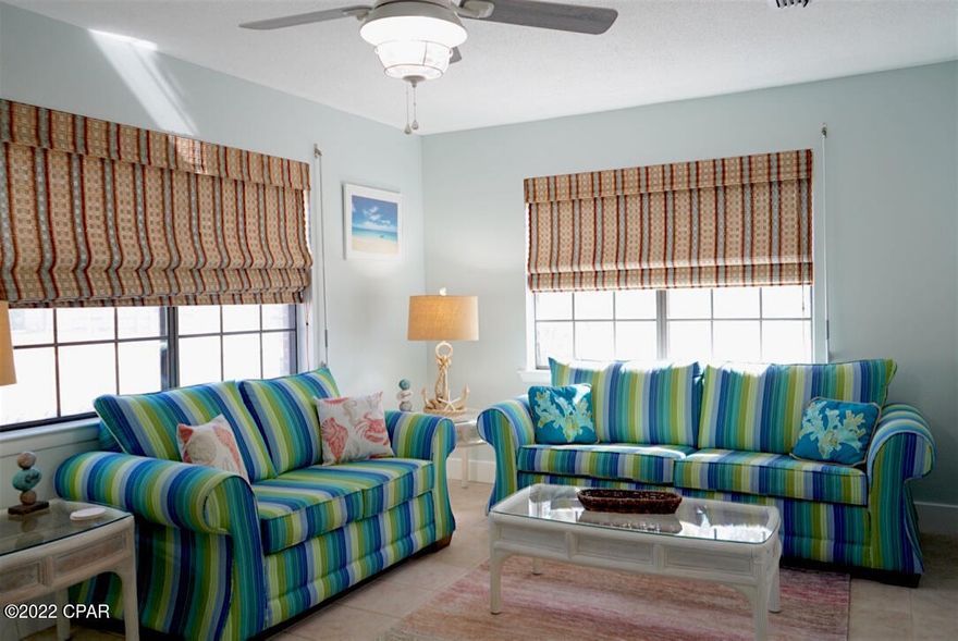 COMING SOON!! NOW ACCEPTING APPLICATIONS!! Fully Furnished, Just steps away from the beach. This beautiful, clean, updated home for rent in a highly desirable area at the West End/Central area of Panama City Beach. Just 1.5 blocks away from the Gulf of Mexico. This 3BR/2BA house has been completely updated and is move-in ready. It has a large double car garage, fenced in back yard, huge cover patio and yard building for extra storage. This property is located at one of the most sought after areas at the West End of Panama City Beach. Conveniently located within a mile to Pier Park and Frank Brown Recreational Park, close to schools, NW Florida Beaches International Airport and so much more. Back ground/credit check required!!  Owner is a licensed agent.