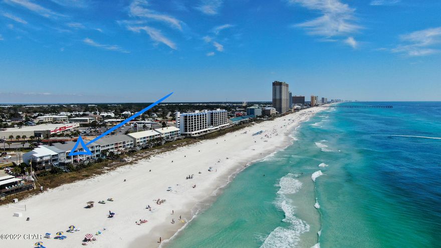 SPACIOUS GULF FRONT TOWNHOME ON THE WEST END OF PCB! THIS 4 BEDROOM 3.5 BATH  HOME OFFERS  TWO LARGE LIVING ROOMS WITH GULF FRONT PATIO ACCESS, OVERSIZED GULF FRONT MASTER SUITE AND 3 ADDITIONAL GUEST ROOMS.  THE KITCHEN IS ON THE 2ND LEVEL AND HAS SOLID SURFACE COUNTERTOPS, STAINLESS APPLIANCES, A BREAKFAST BAR AND LARGE PANTRY. THERE IS SO MUCH FLEXIBILITY  WITHIN THE FLOORPLAN OF THE HOME. THERE ARE TWO MASTER SUITE OPTIONS,TWO LIVING ROOMS AND AN ELEVATOR FOR EASE AND CONVENIENCE!  EXTERIOR FEATURES INCLUDE TWO LARGE PATIOS , COVERED PARKING SPACE, BEACH ACCESS AND MUCH MORE! CALL TODAY TO SCHEDULE YOUR OWN PRIVATE SHOWING APPT.