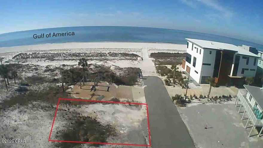 Don't miss this exceptional opportunity to own a First Tier building lot in Mexico Beach! Perfectly positioned to capture stunning Gulf views and breathtaking sunsets, this homesite offers the ideal setting for your custom coastal retreat. Imagine designing your dream home with expansive balconies to take in the emerald waters and sugar-white sands just steps away. Whether you're planning a primary residence, vacation getaway, or investment property, this lot provides the flexibility and location to make it a reality. Enjoy the relaxed, small-town charm that makes Mexico Beach so special--morning walks along the shoreline, world-class fishing, boating, and unforgettable sunset skies. Conveniently located near local restaurants, shops, and marinas, and just a short drive to Panama City for additional dining, shopping, and entertainment. Secure your piece of Florida's beautiful Gulf Coast and start building the beach lifestyle you've been dreaming about! This property is seaward of the Coastal Construction Line, therefore building plans will need to be approved by the DEP.