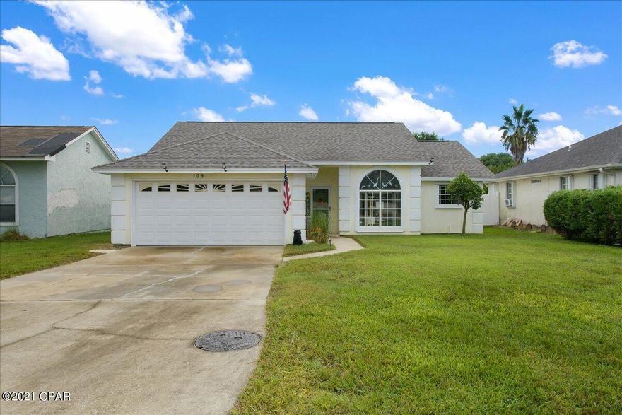 ***This 3bd, 2ba Seaclusion/Bid A Wee beach home won't last long!*** Drive your golf cart down a few blocks to the private beach that only a lucky few get to enjoy. Sellers recent updates include roof(2 years old), A/C, granite countertops, stainless steel appliances, complete interior paint, stove, dishwasher, water heater, and toilets. Other additions include new storm front door with retractable screen, RING doorbell, outdoor shower, and hurricane shutters. Along with shelving and cabinets in the garage, a second refrigerator conveys, as well as a backyard bench and fireplace. Private well for the sprinklers. Sellers have a termite warranty that they will transfer over and the furniture is negotiable if desired. All information is approx. and should be verified by buyers if important