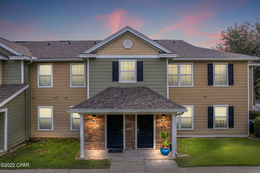 Centrally located in the heart of Panama City Beach, Nautilus Cove is a short distance to shopping, schools, and restaurants at Pier Park. This gated community is less than 1 mile to the white sandy beach. Amenities include a fitness center, large pool, club house, and playground. Short term rentals not allowed but long term rental over 3 months is okay.



Measurements approximate, please verify.