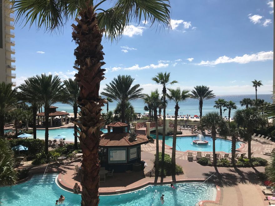 Now is your chance to own a piece of paradise in the beautiful Shores of Panama. With a 14,000+ sq ft pool, indoor pool, tiki bars, and being on the Gulf of Mexico doesn't leave anything left to be desired! This one bedroom unit comfortably sleeps 6 and is rental ready! Contact your agent to schedule your showings today!



Deeded parking space comes with the unit.