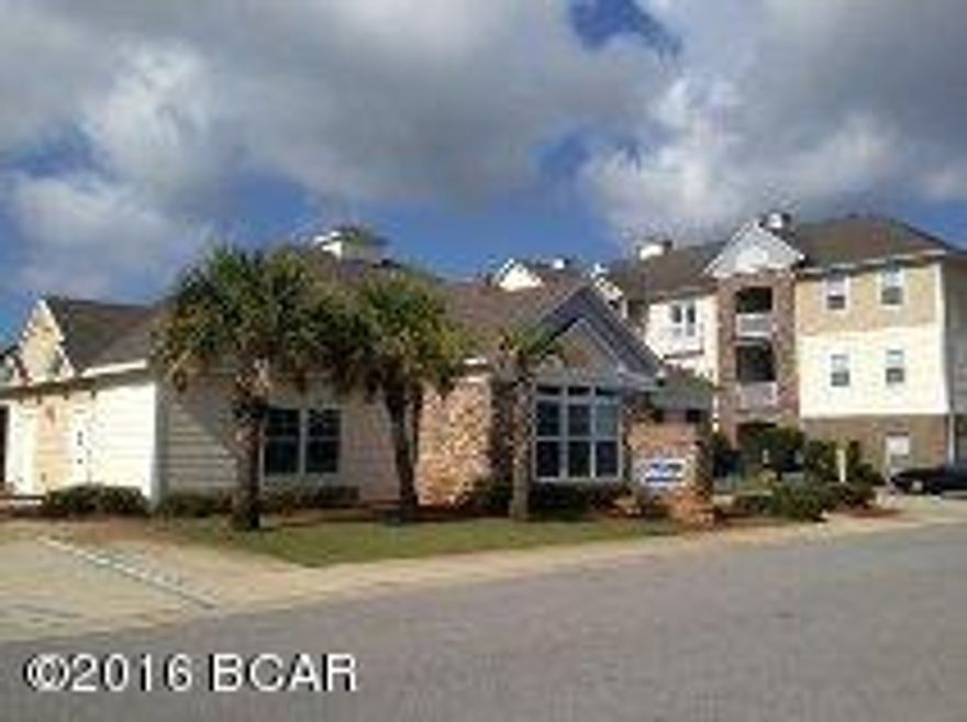 Villas At Suncrest - This is a 1 bedroom, 1 bath flat located in the heart of Panama City Beach. Just minutes form the Navy Base and a short drive to Pier Park. The Villas at Suncrest is a gated community featuring a community pool, club house, gated entrance. Units all include all utilities except electricity - water, sewer, trash, basic cable, internet and local phone service. Units also feature spacious floor plans with granite counter tops, split bedroom plans, and washer and dryer hook ups.