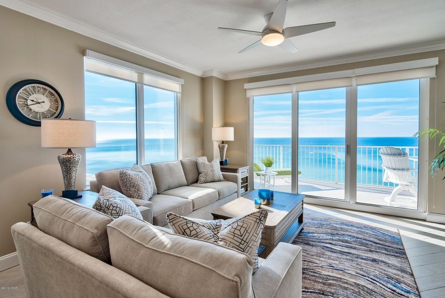 Beautiful END unit with amazing views of the pristine sparkling water! This condo is in a highly desired area perched along the ''World's Most Beautiful Beaches''. This is a completely renovated 3 bedroom 2 bath very spacious condo with new furniture, top of the line kitchen appliances, 90 gallon tub, energy efficient, LED lighting throughout and so much more!!! Imagine sitting on your own private tiled patio while enjoying the breathtaking sunset!

   * Virtual 3-D Tour available under Photo tab