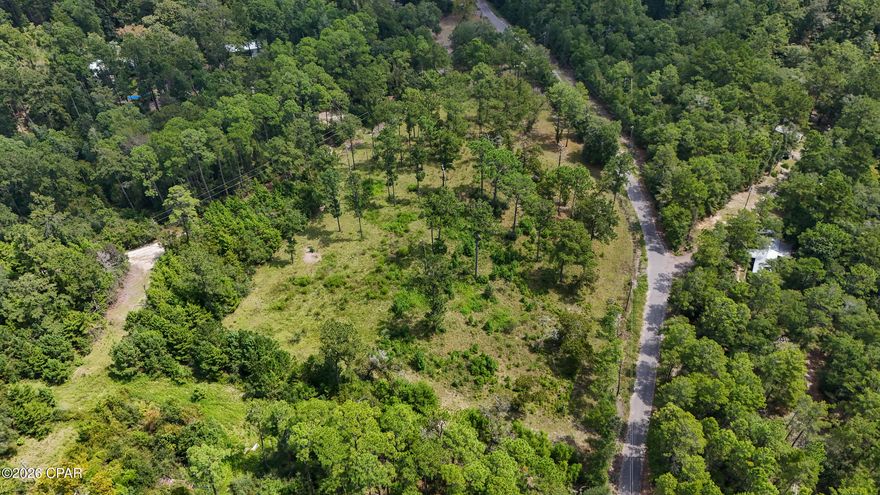 Approximately 3.4 acres cleared and ready for your home! Build your dream home or place a manufactured home on this high and dry property. Located less than 1/2 miles off Highway 77, it is perfect for anyone needing a little ''elbow room'' or wants a mini farm. 
Need a home already built? MLS 778775 is available for sale as well with approximately 8.8 more acres.
The property is only 35 minutes from shopping, dining, and the world's most beautiful beaches, this land is priced to sell!