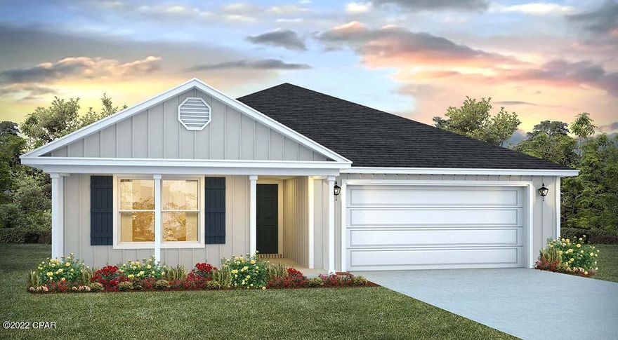 The Ryder floorplan is a beautiful 4 bed, 2, bath, 2 car garage home. As you enter this Ryder, you will find quality painted walls with traditional 8' ceilings. LVP flooring is throughout all common areas of the home, with carpet in all bedrooms. The kitchen has a center island, a pantry, beautiful cabinetry and durable laminate countertops. Master Bedroom features two large walk-in closets, dual sink vanity, and a spacious walk-in shower.



This home comes standard with a Smart Home Technology package which includes a KwikSet keyless entry, Skybell doorbell, automated front porch lighting, an Echo Dot device, and Quolsys touch panel which can be integrated to control your lighting, thermostat, front door and so much more. This home is being constructed with the Zip Sheathing system, providing greater protection than a traditional housewrap from damages due to wind, rain, and extreme weather. A builder 10-year structural warranty is also included.

Pictures may be of similar, but not necessarily of subject property, including exterior and interior colors.