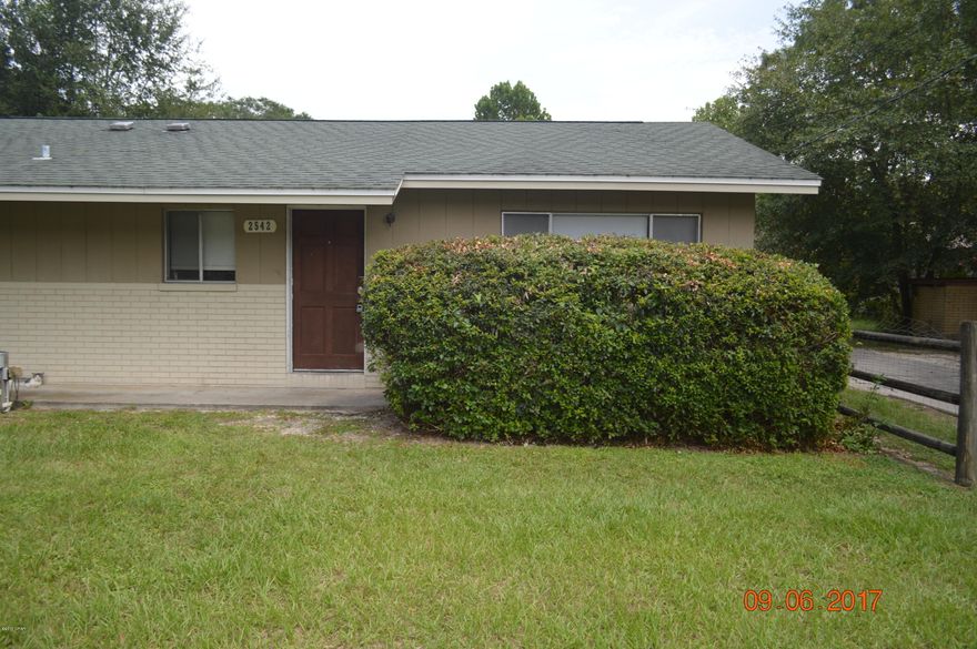 This is a cozy 2 bedroom 1 bath is centrally located. On well and septic- no water bill.  Yard care included.