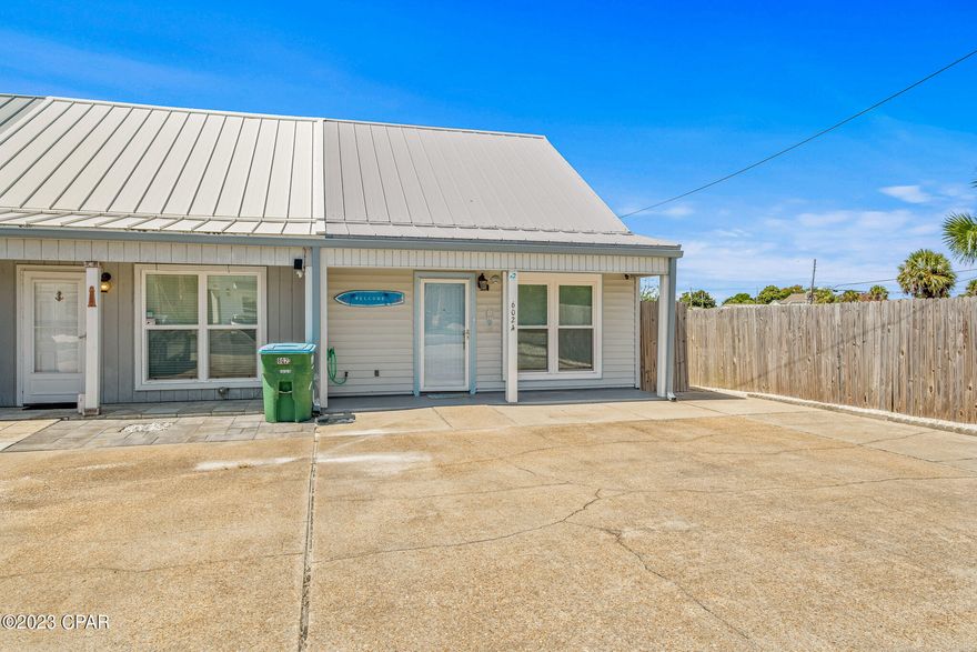 Welcome to your coastal paradise! This charming property is located in the heart of Panama City Beach, just minutes away from the stunning white sand beaches and crystal-clear waters of the Gulf of Mexico. Situated on Evergreen St, this 3-bedroom, 2-bathroom home offers the perfect blend of comfort and convenience. Has newer A/C, appliances, and impact resistant windows (sliding door is not).