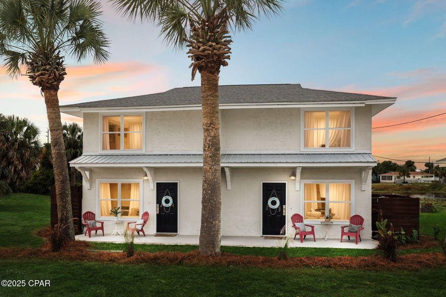 CALLING ALL INVESTORS! A duplex in the heart of Laguna Beach just steps from the Gulf AND with waterfront lake views! RENTAL PROJECTIONS up to $130,000! 

Laguna Beach is THE hottest ticket in town and this duplex is ready for its next investor. Priced at an incredible value with the land itself worth almost 700k! Professionally furnished and decorated, this gem is turnkey ready and raring to hit the rental market. Each unit boasts 2 bedrooms upstairs but is also set up to sleep in the main level as well with each side sleeping up to 10. This would make a wonderful short term rental or even long term rental too. You can even live in one side and rent out the other! AND with rear entries and full efficiency kitchens upstairs this could even be configured into a quadplex with studios downstairs and two bedroom units upstairs. With a quarter of an acre you have ample parking and plenty of room for a pool as well! Truly the possibilities are endless!

Laguna Beach is all the buzz these days with easy beach access, golf cart friendly vibes and minutes from 30A, but at a fraction of the price! This one must be seen in person! 109 Granger Lane is you next fabulous investment!