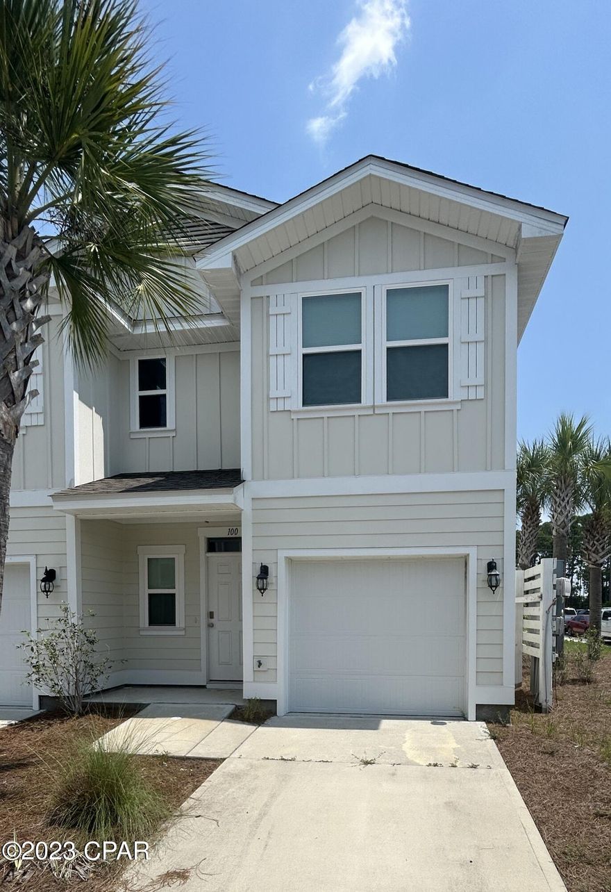 Beautiful 3 bedroom townhome located in the Waterfall neighborhood across from Arnold High School.  Conveniently located near shops, restaurants and just over a mile to the beach.  Open floor plan with a living, dining and kitchen combo.  The master suite has a large walk-in closet and double sink vanity.  Available for a 12 month lease.