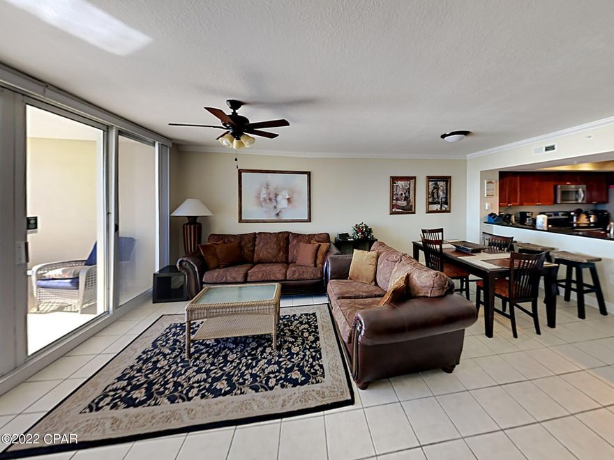 CURRENTLY UNDER CONTRACT, SELLER ACCEPTING BACKUP OFFERS Beautiful 2 bedroom, 2 bathroom condo in the desirable Emerald Beach Resort. Gorgeous views of the beach from the living area and the master bedroom. Nice sized balcony. Onsite amenities include: skybar, two onsite parking garages, three pools, poolside tiki bar, fitness center,  and more. Fully furnished, rental history available upon request.  All sizes and measurements approximate, buyer to verify if important.