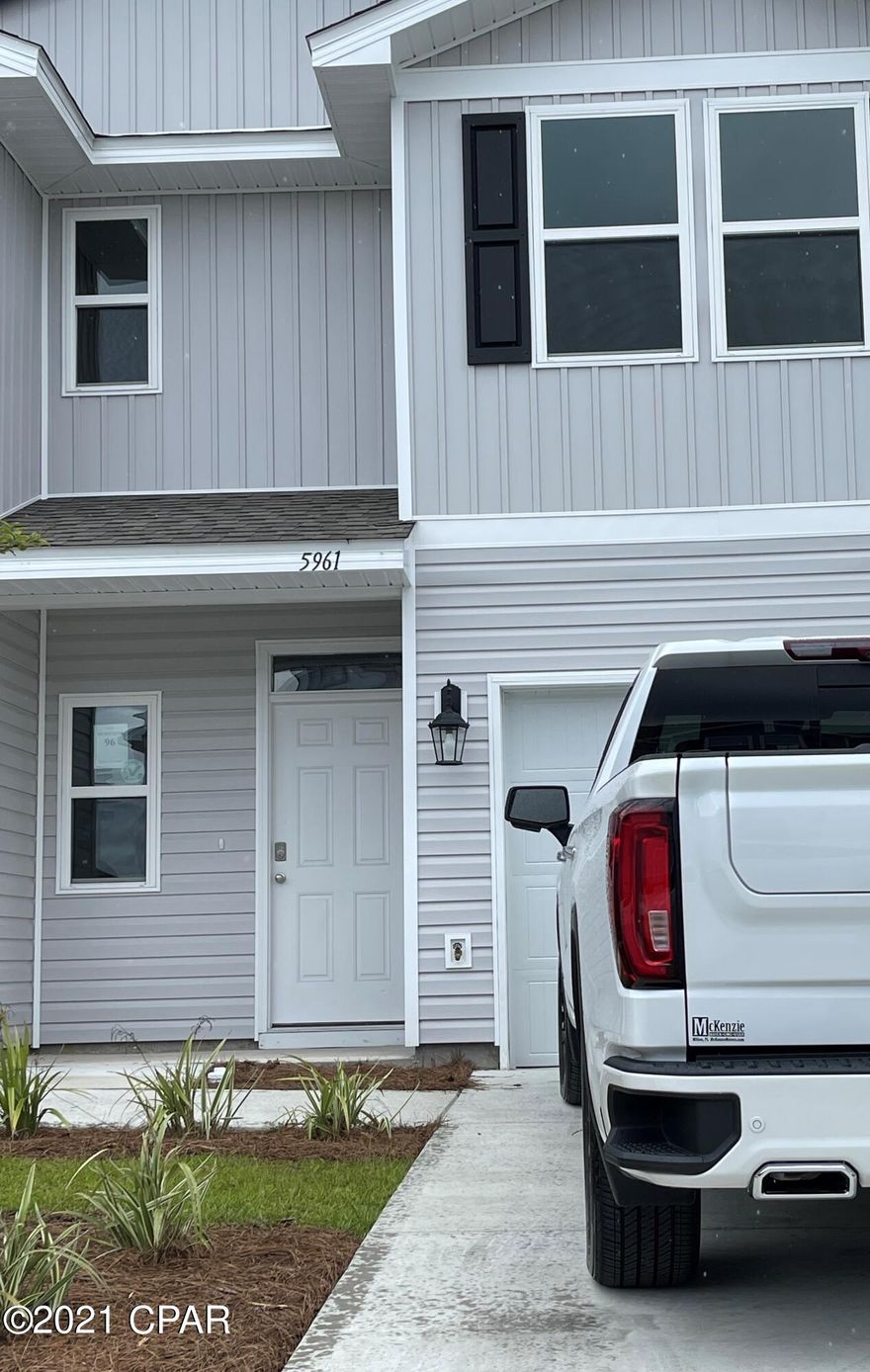 So many features in this townhome exterior unit including a garage, vinyl flooring throughout the common areas,

carpeting on stairs, upstairs hallway and bedrooms. Durable laminate countertops in kitchen and baths. The kitchen is open to the living and dining area and has

a breakfast bar. Frigidaire Appliances include a stove, microwave and dishwasher. Additional interior features include recessed panel cabinetry, Moen faucets,

LED lighting package and more!