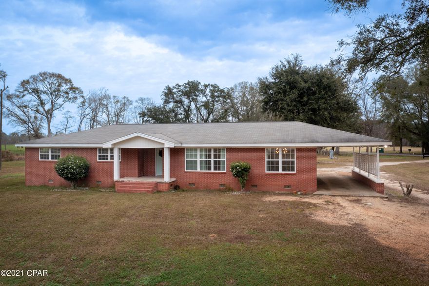 Fall in love with the charm and quality of this recently renovated craftsman style home situated on 4+ acres! This 4-bedroom, 2 bath has undergone an extensive overhaul including new energy efficient windows, luxury vinyl plank flooring, fresh paint, kitchen with new cabinetry, tiled backsplash and leather granite countertops. Other inside features include a spacious master bedroom with en suite bath, updated electrical and HVAC. The exterior boast an attached carport, covered front porch and storage shed. Home is located just outside Graceville city limits, a short drive to Hwy 2 and Hwy 231.
