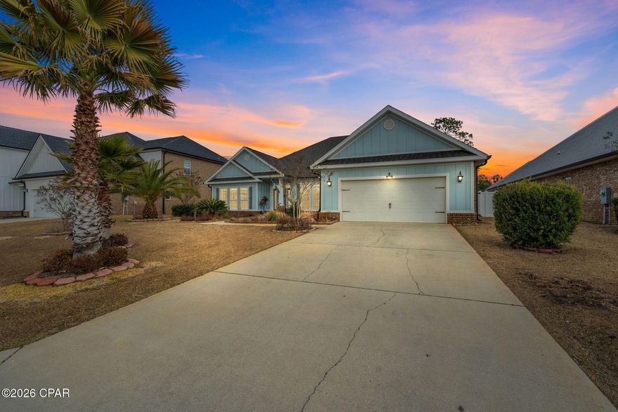 Discover your slice of coastal paradise with this beautiful waterfront residence in the sought-after Fanning Bayou community. Offering a rare combination of serene bayou views, modern living spaces, and everyday convenience. Situated on a peaceful channel with direct access, this home benefits from breathtaking water scenery and the ultimate Florida lifestyle, perfect for boating, relaxing, and entertaining. Step inside to a thoughtfully designed interior featuring an open-concept layout, spacious rooms filled with natural light, and quality finishes throughout. The heart of the home features a well-appointed kitchen that flows seamlessly into living and dining areas -- ideal for everyday living or hosting guests. Beyond the home, Fanning Bayou delivers an unmatched amenity experience: • Resort-style pool and expansive pool house with shaded lounges • Entertainment pavilion and green space for gatherings • Waterfront community design with conservation views Whether you're enjoying a quiet sunset on your deck or taking advantage of the community's social spaces, this home invites you to live the lifestyle you've been dreaming of. Location is key -- you're minutes from shopping, dining, beaches, schools, and Northwest Florida Beaches International Airport.